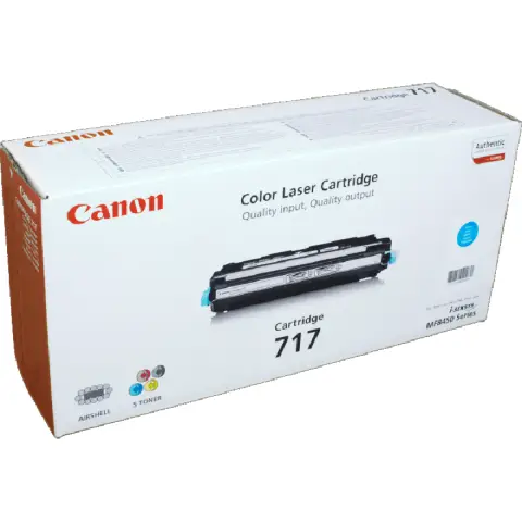 Toner Canon 717 / CRG-717C Cyan do drukarek (Oryginalny) [4k]